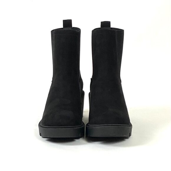 New Topshop Betsy Black Platform Chelsea Unit Ankle Boot 8.5 / 39 - Picture 5 of 12
